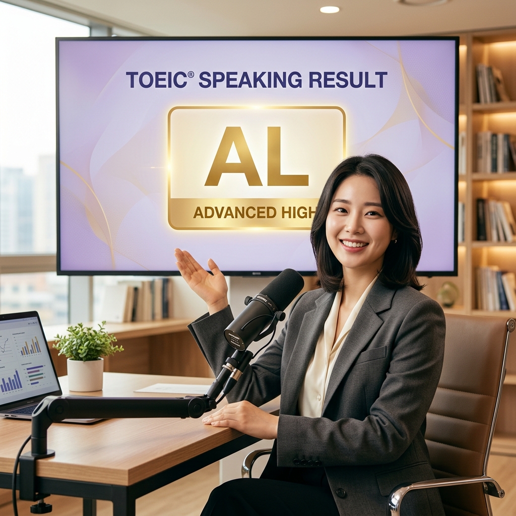 토익스피킹 AL 달성 목표 이미지