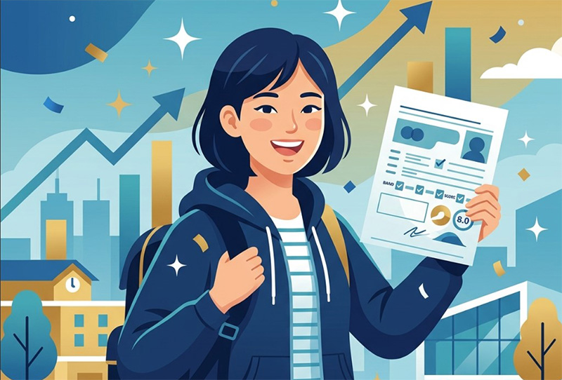 IELTS Speaking 목표 달성 - Band 6.0 이상 성공 이미지