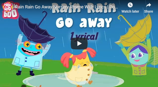 [영어노래] Rain Rain Go Away Nursery Rhyme With Lyrics