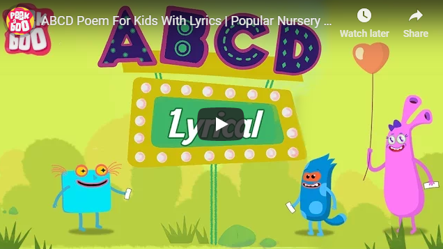 [영어노래] ABCD Poem For Kids With Lyrics