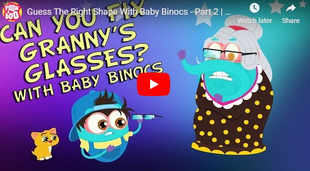 [영어동영상]Guess The Right Shape With Baby Binocs