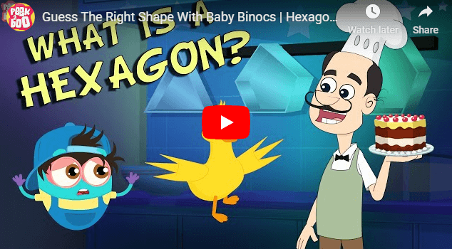 [영어동영상]Guess The Right Shape With Baby Binocs | Hexagon 