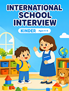 국제학교 입학 인터뷰 Kinder 교재 표지